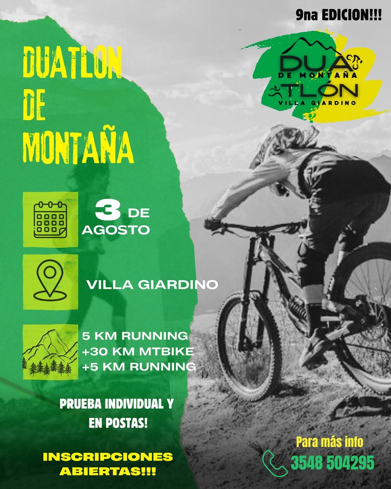 Imagen del evento Duatlón de Montaña La Cruz