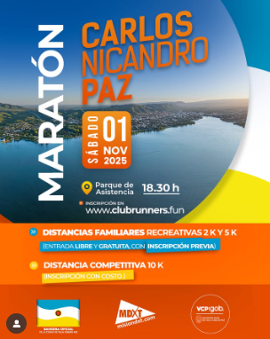 Imagen del evento Maratón Carlos Nicandro Paz