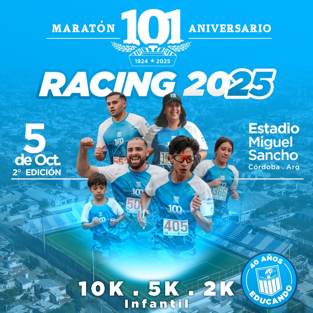 Imagen del evento Maratón 101 Aniversario C.A.Racing